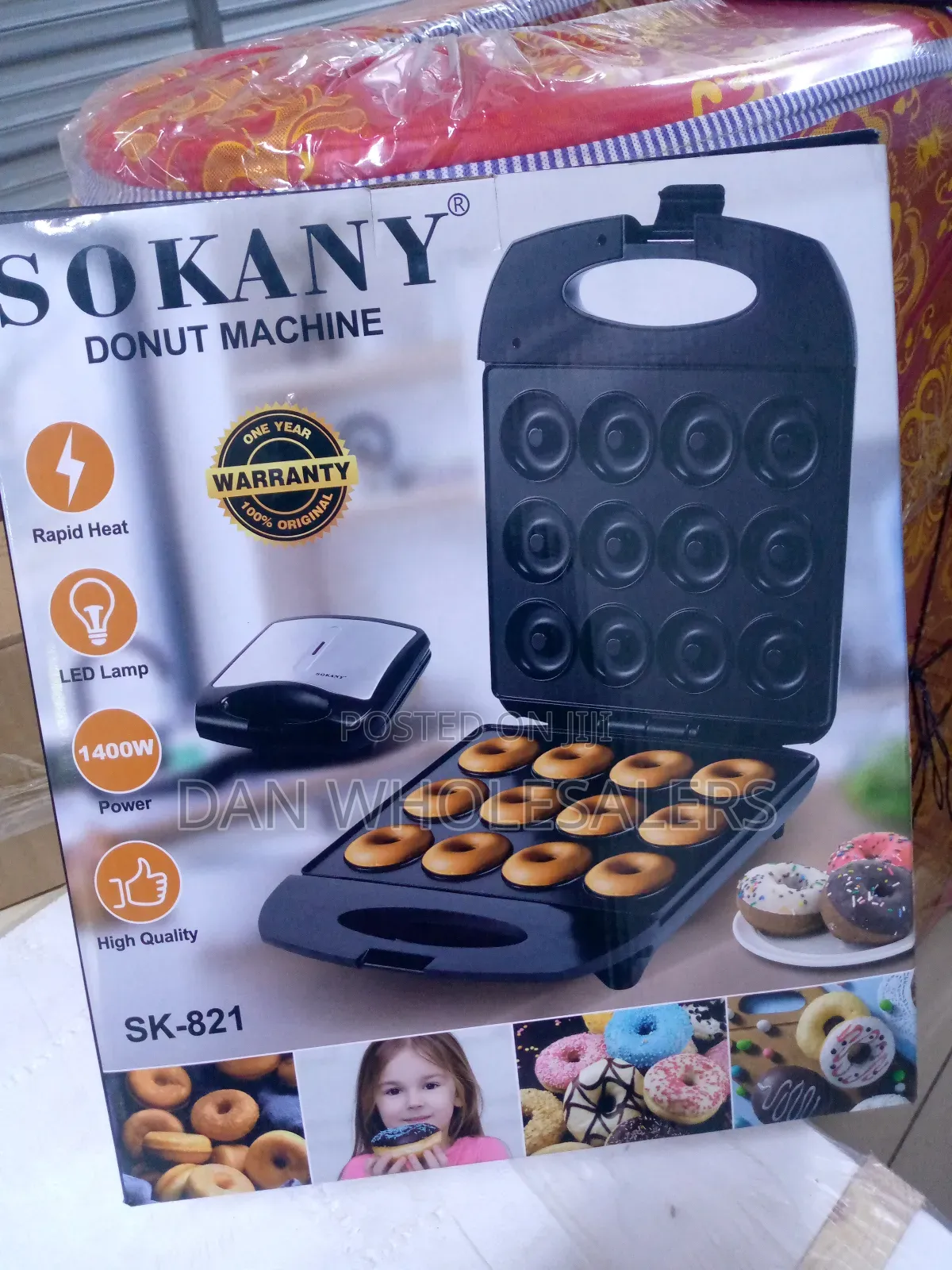 Sokany 12 PCS Donut Machine Donut Maker