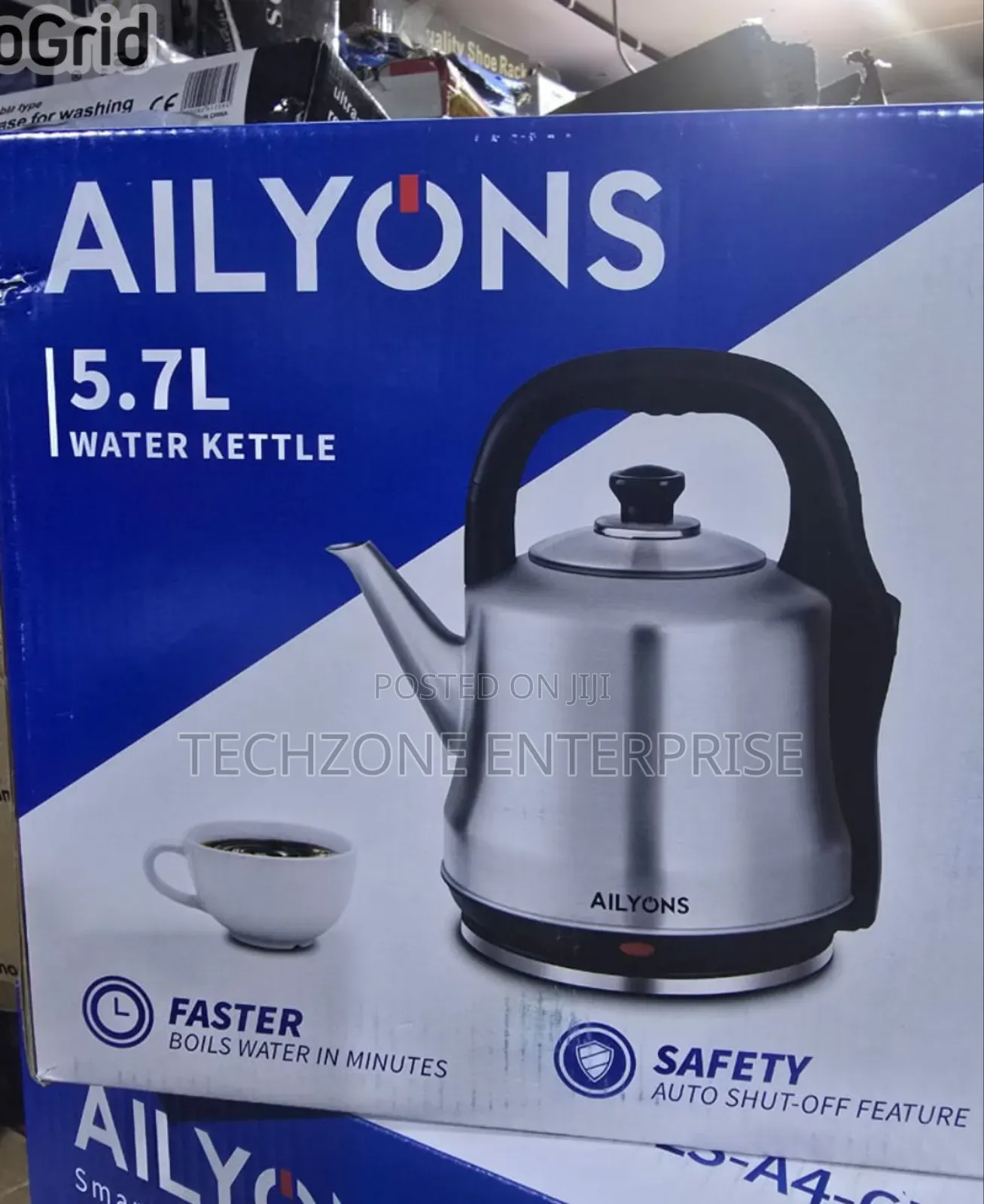 Ailyons Fk-0338 5.7 Litres Stainless Steel Electric Kettle ,