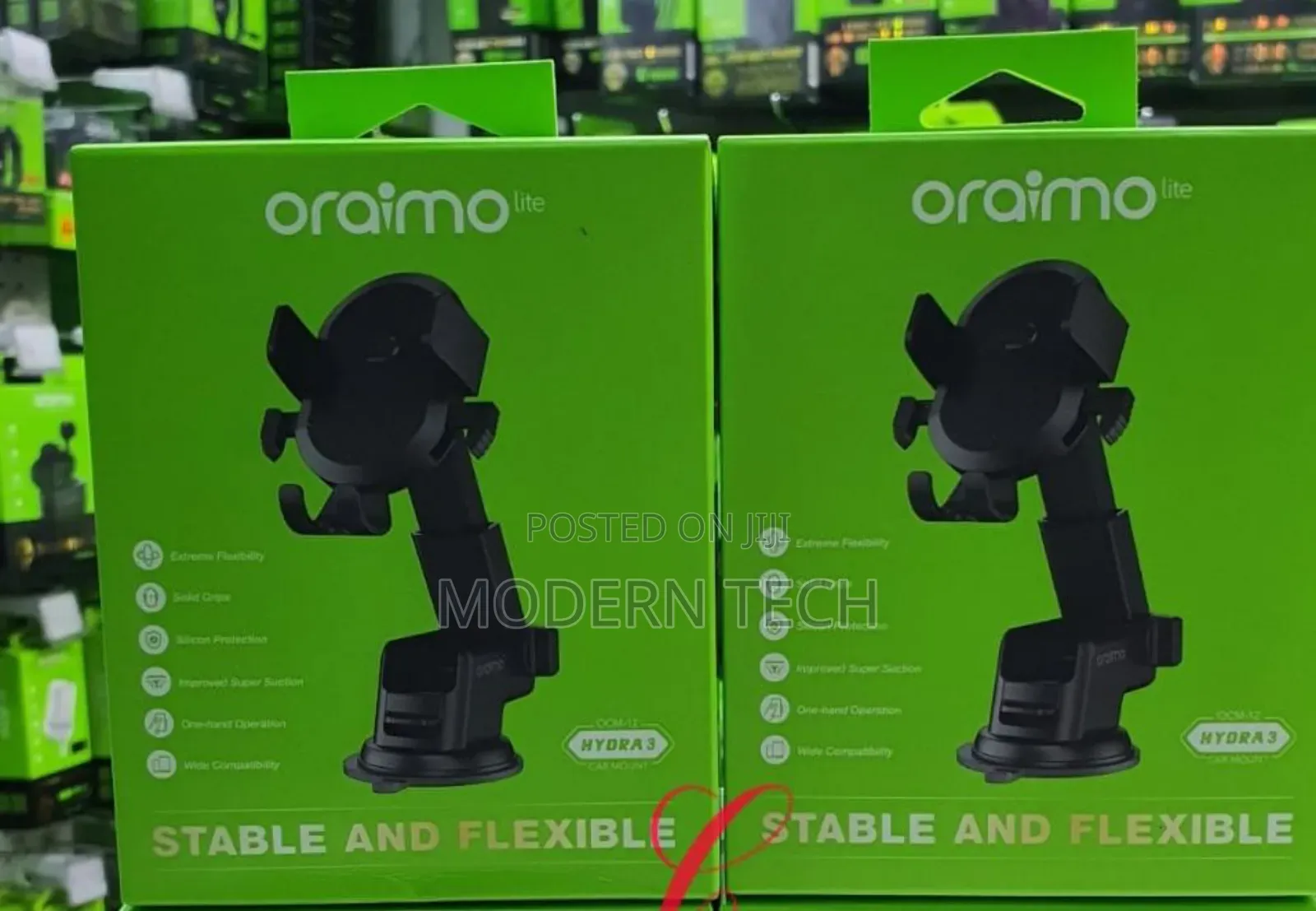 Oraimo Ocm-12 Hydra 3 Universal Car Phone Holder .