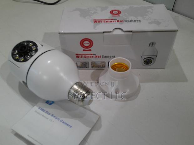 V380 Wireless PTZ Wifi Nanny Bulb Camera - main view