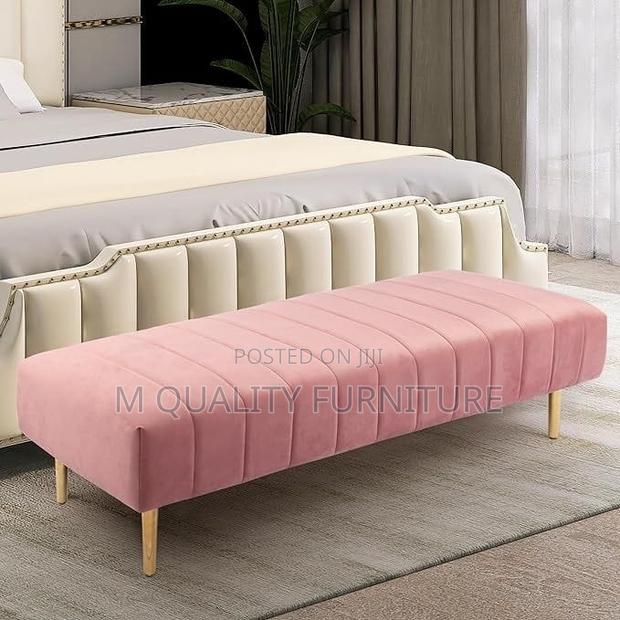 Pink Classy Quality Ottoman - main view