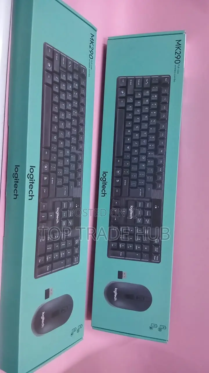 Logitech Mk290 Full - Set Wireless Keyboard Combo