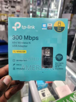 Tp-Link 300mbps Mini Wireless N Usb Adapter Tl-Wn823n