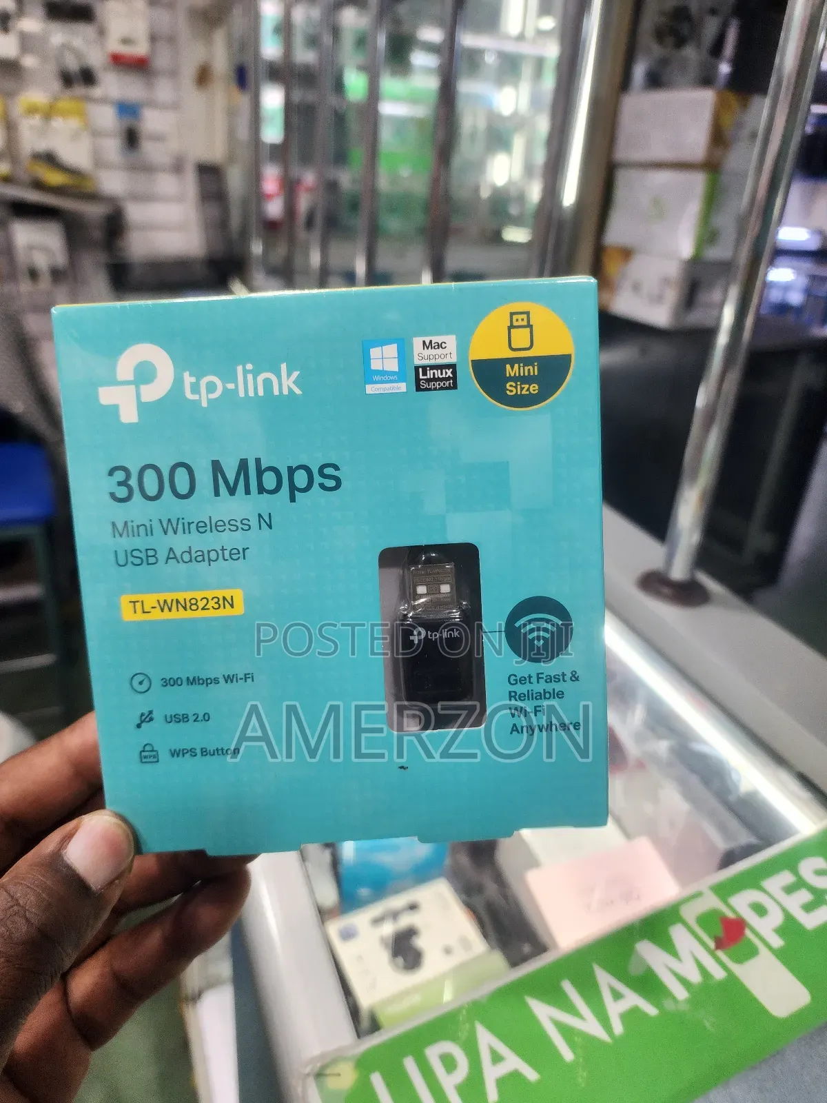 Tp-Link 300mbps Mini Wireless N Usb Adapter Tl-Wn823n