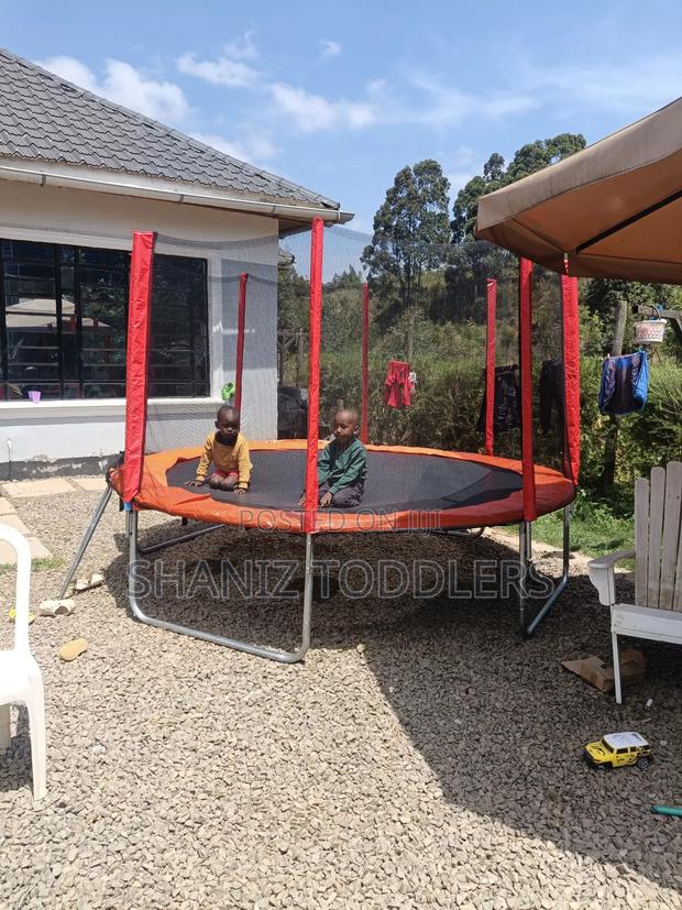 Round Jump Kids Trampoline (10ft) - main view