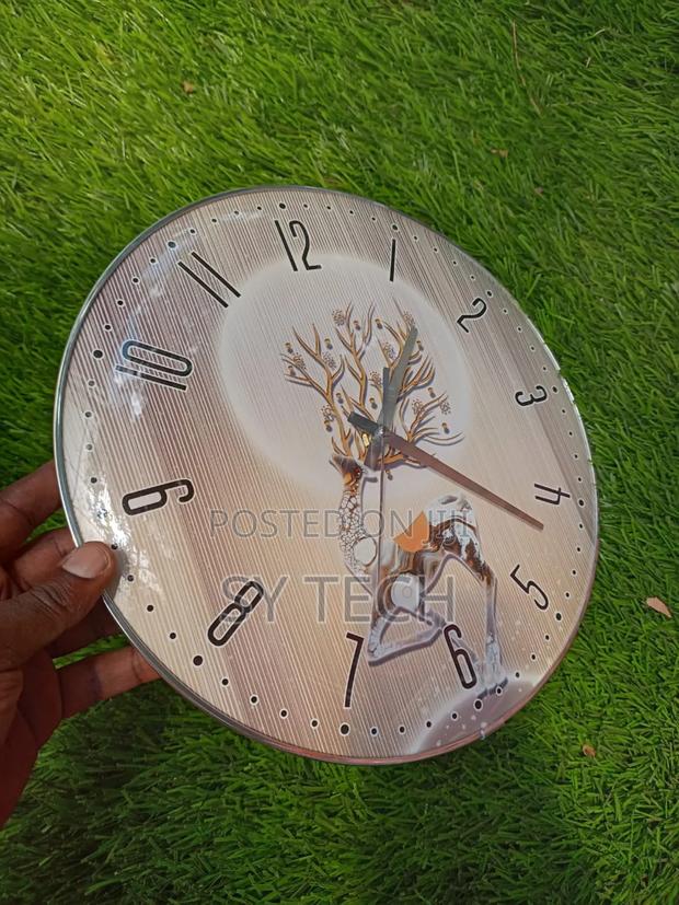 Fancy and Modernised Wall Clock - main view