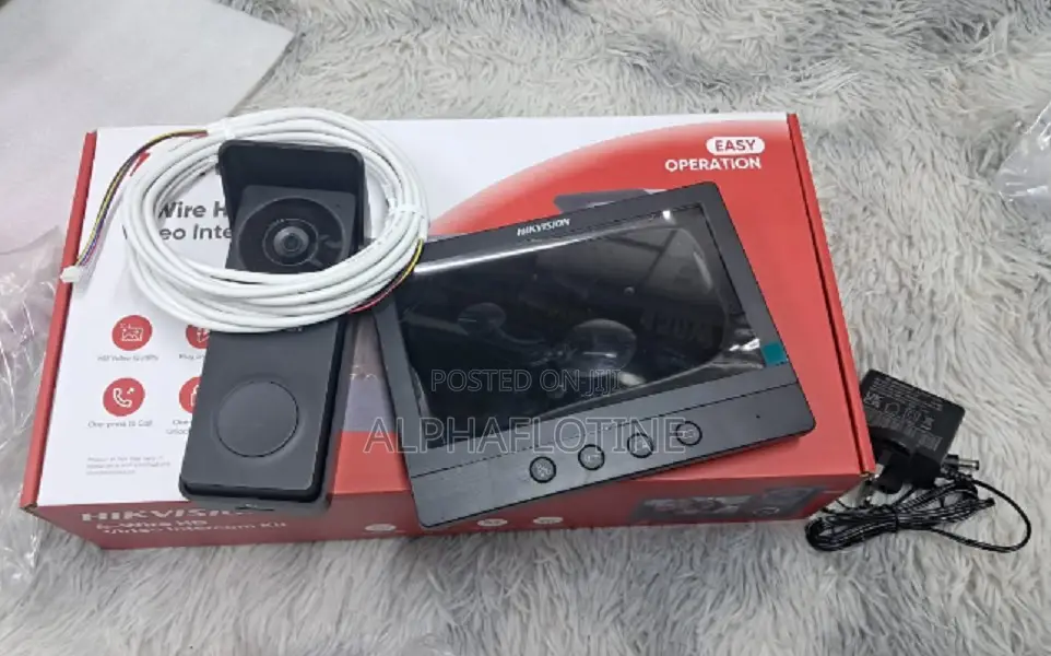 Hikvision Intercom Kit, 4 Wire Indoor/Outdoor