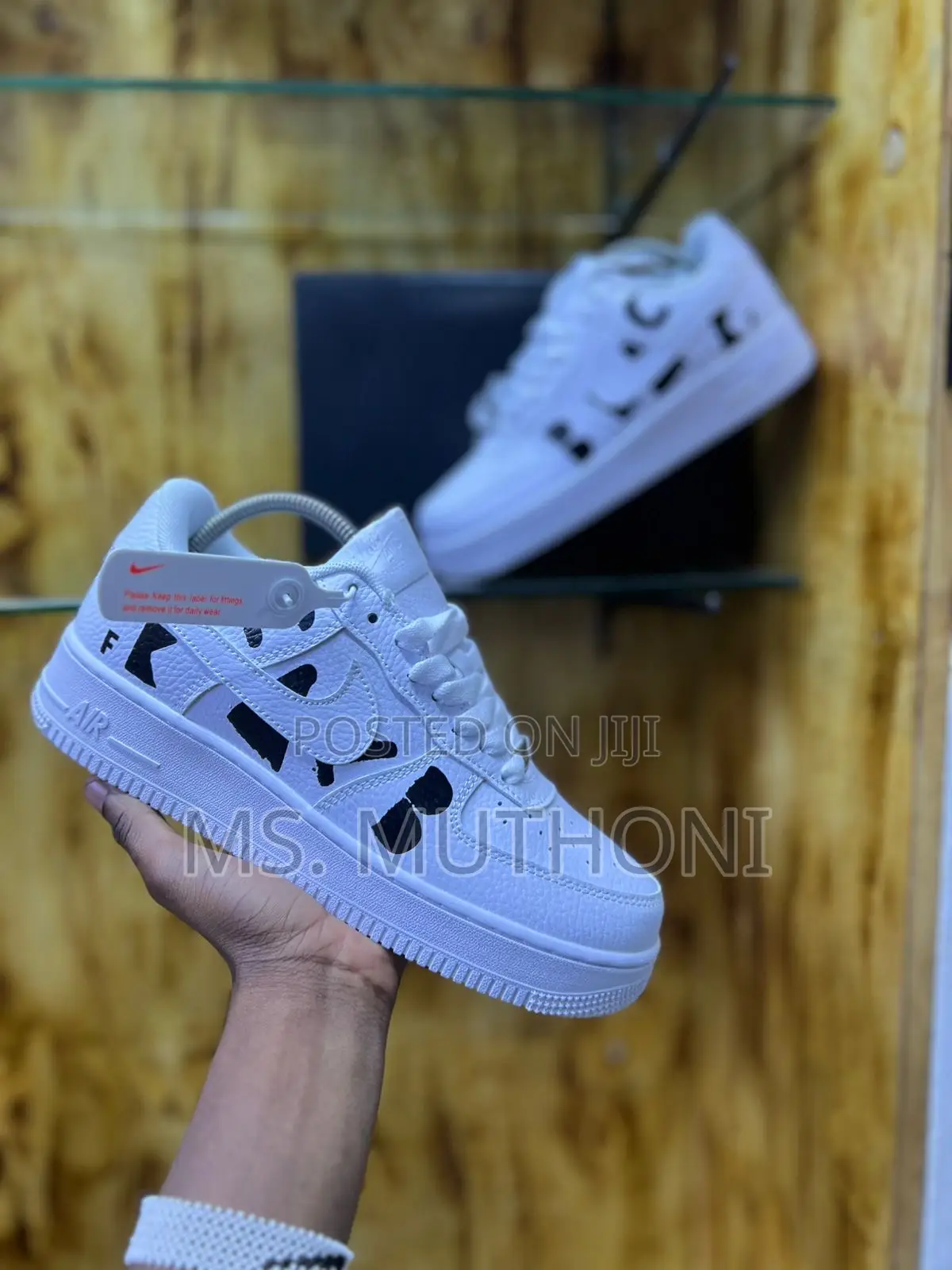 Nike Airforce 1 Low X Cdg* "Black White"  40-45