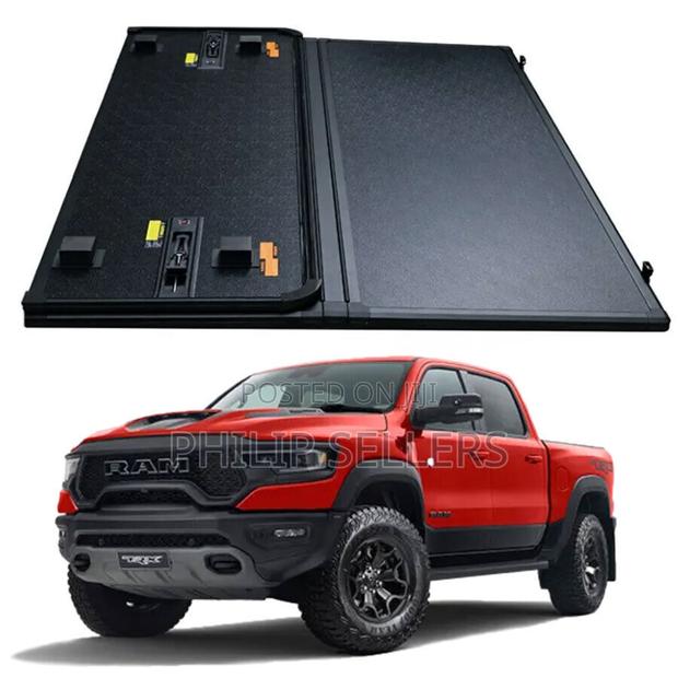 Tri-Fold Folding Hard Tonneau Cover Suits Crew Cab - main view
