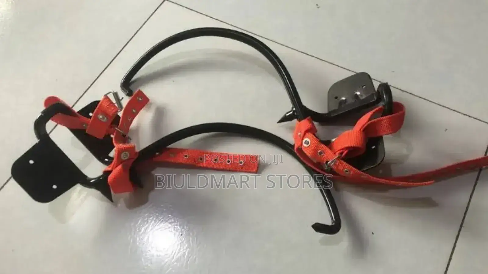 Comfortable Timber Pole Climbers With Safety Straps
