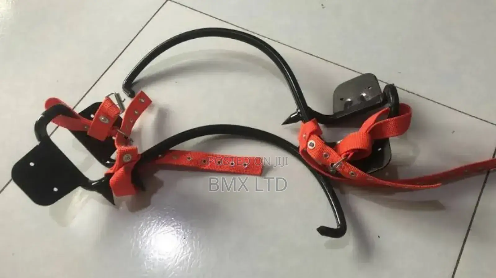 Comfortable Timber Pole Climbers With Safety Straps