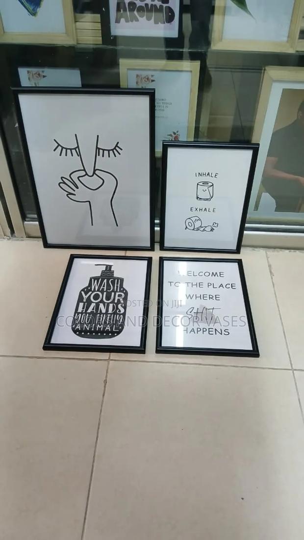 Toilet Decor Frames