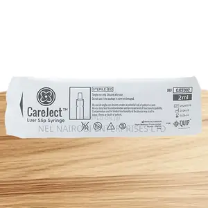 Careject 2 Part Luer Slip 2ml (100's)