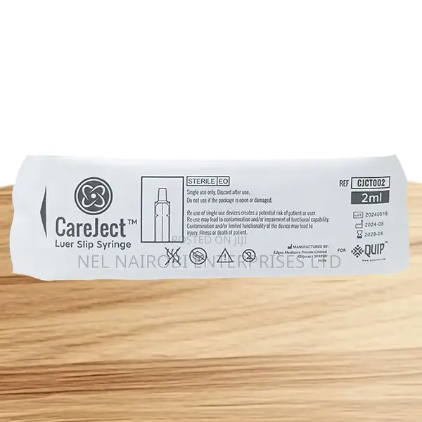 Careject 2 Part Luer Slip 2ml (100's)