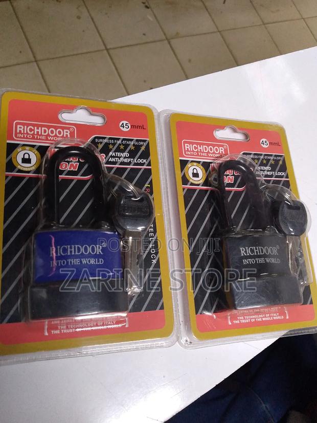 45mm Long Neck Richdoor Padlock With 3keys Anti-rust - main view