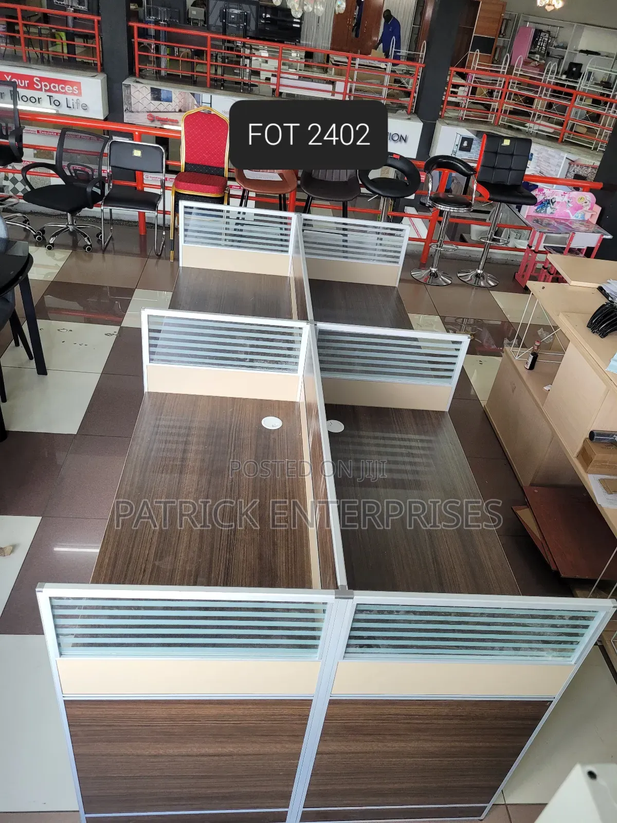 Imported Modern 4 Way Workstation