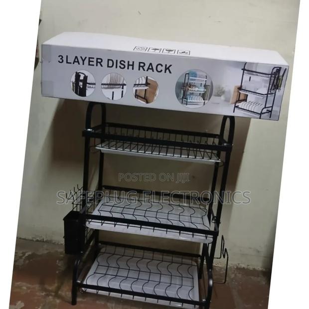 3 Tier Dish Rack *Carbon Steel Dish Rack* - main view