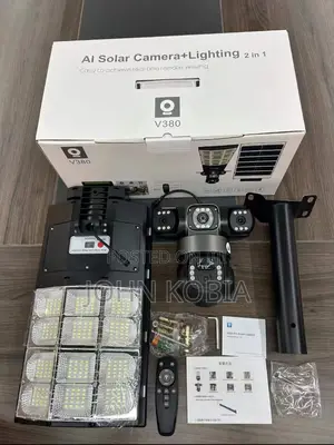3in1 Ai Solar Camera With Street Light Solar System