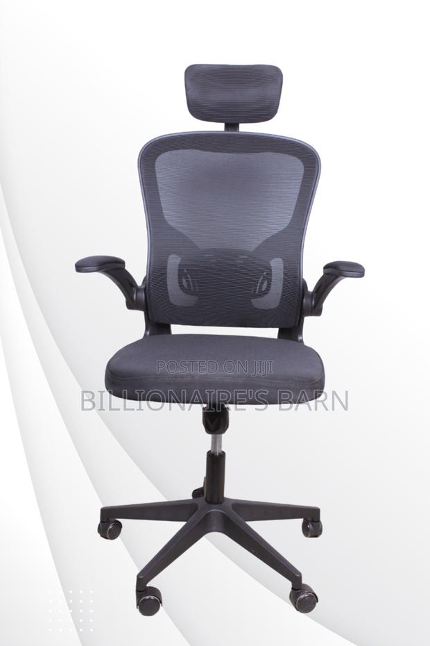 Swivel Gray Office Chair - thumbnail 2