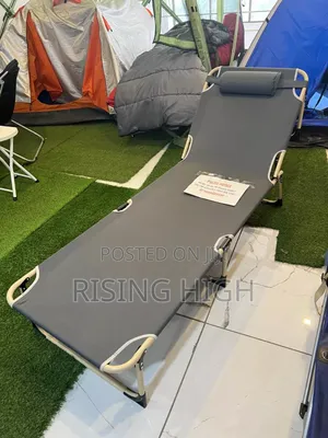 Foldable Camping Bed for Outdoor Use