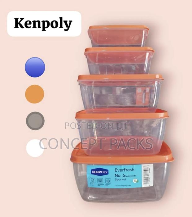 Kenpoly Everfresh Food Containers 5pc.