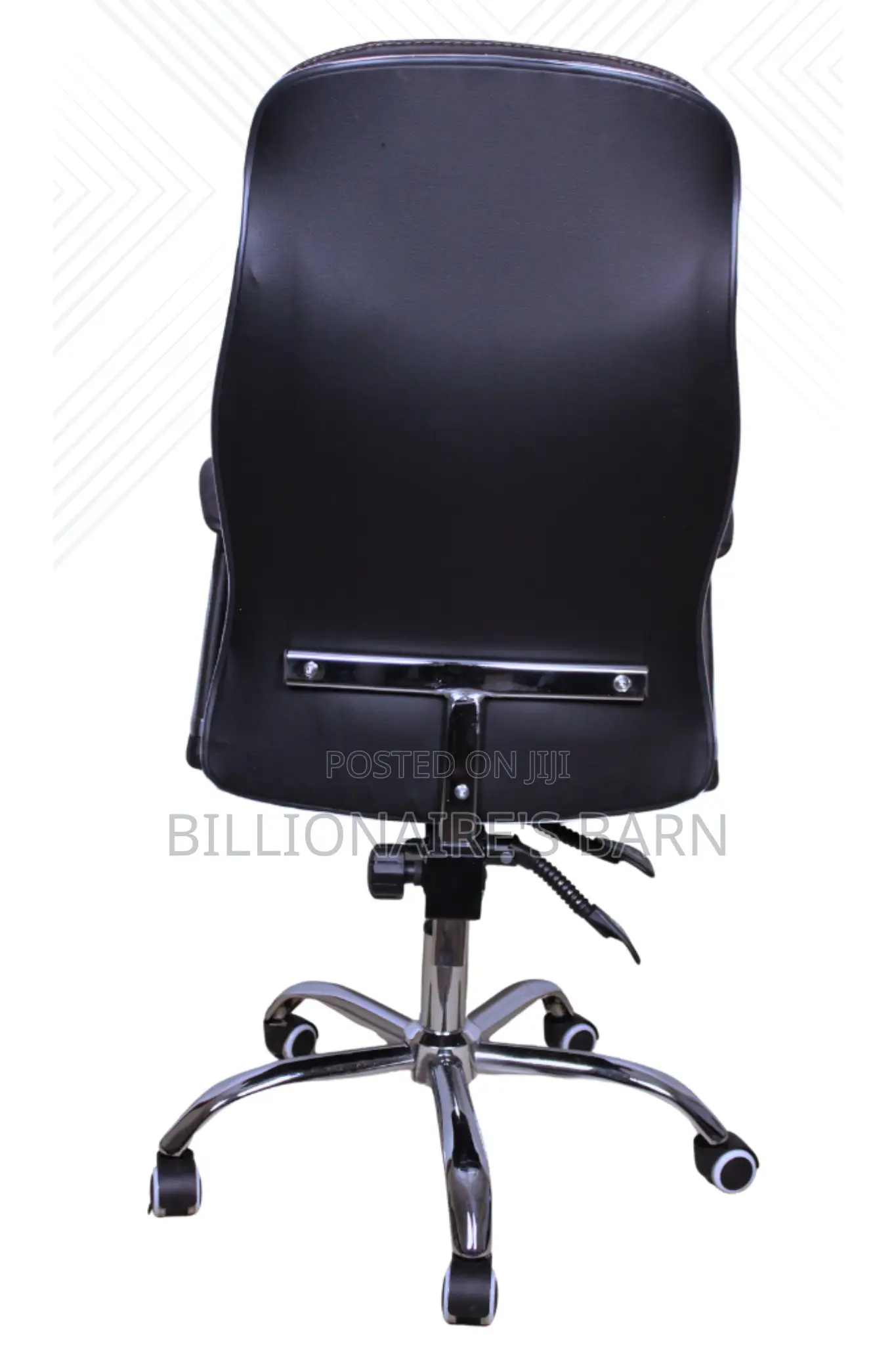 Office Chair; Medium-Back Executive Leather Office Chair