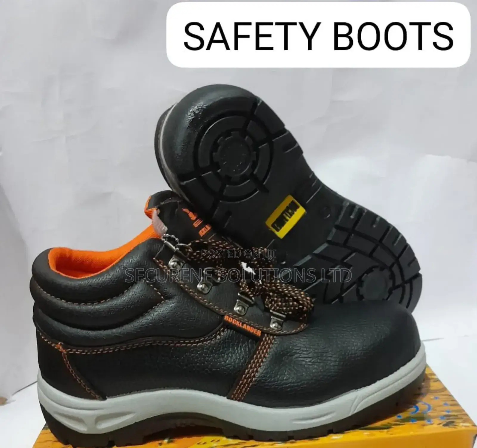Pair of Rocklander Industrial Safety Boots.