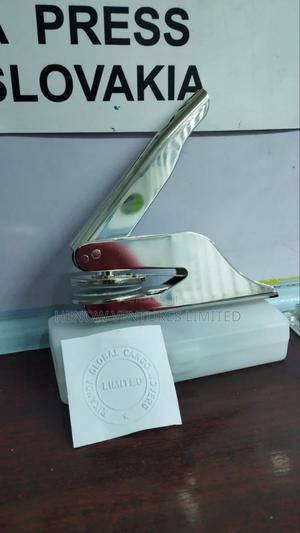 Silver Embossing Company Seal - main view