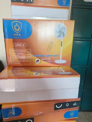 Remote Controlled Urk 16" Modern Standing Quiet Fan