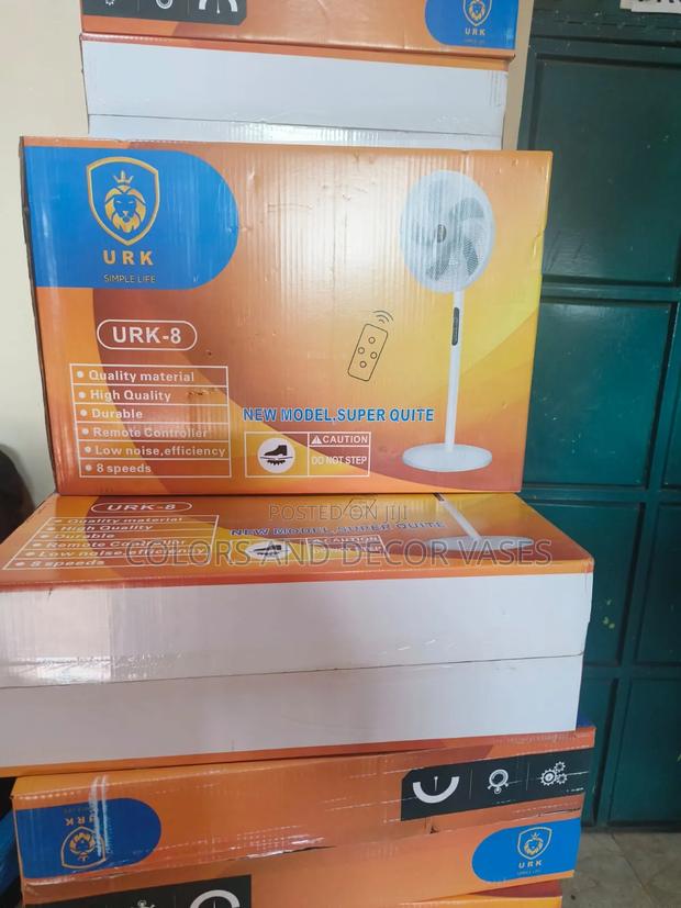 Remote Controlled Urk 16" Modern Standing Quiet Fan - main view