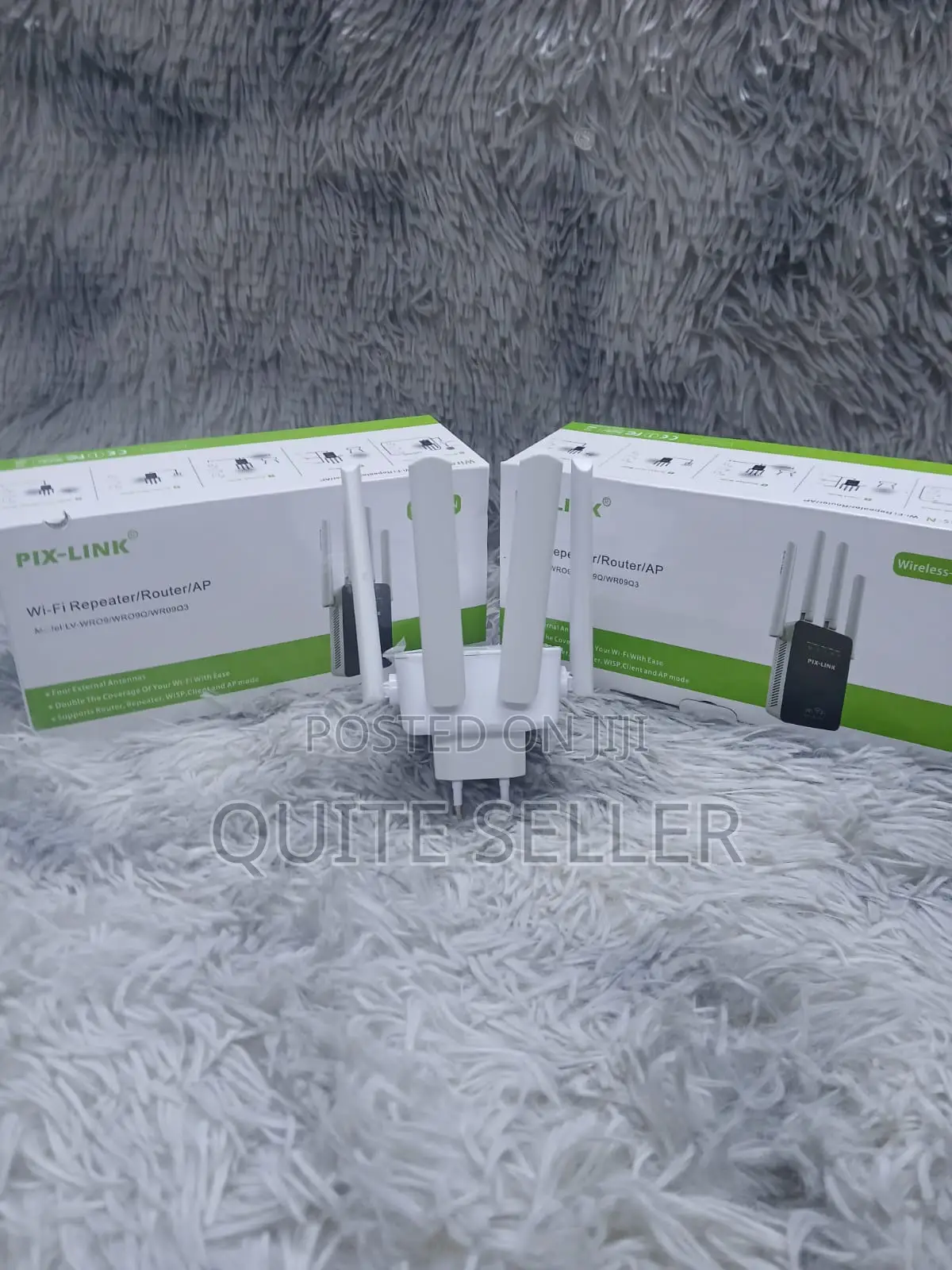 Home Office Wifi Repeater Pixlink 300mbps 2lan Ports