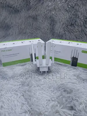 Home Office Wifi Repeater Pixlink 300mbps 2lan Ports