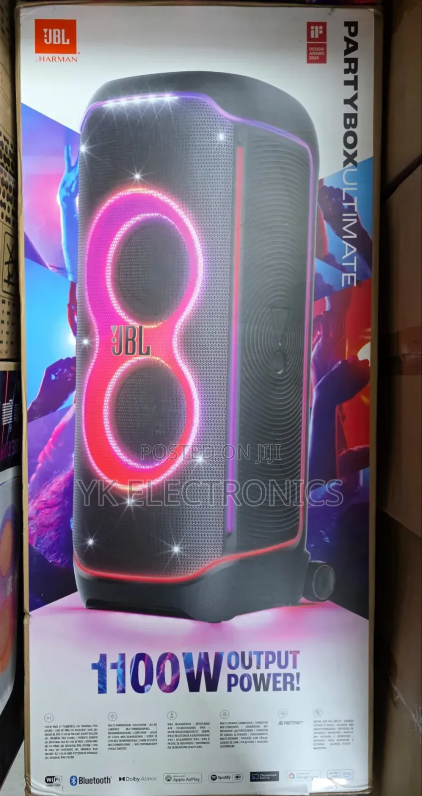 JBL Partybox Ultimate 1100watts
