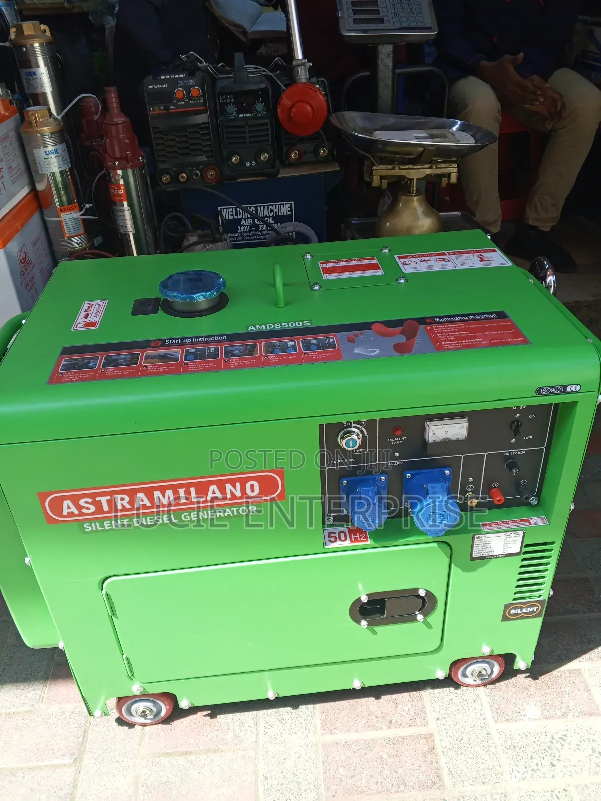 Astramilano Diesel Silent Generator 7.5kva