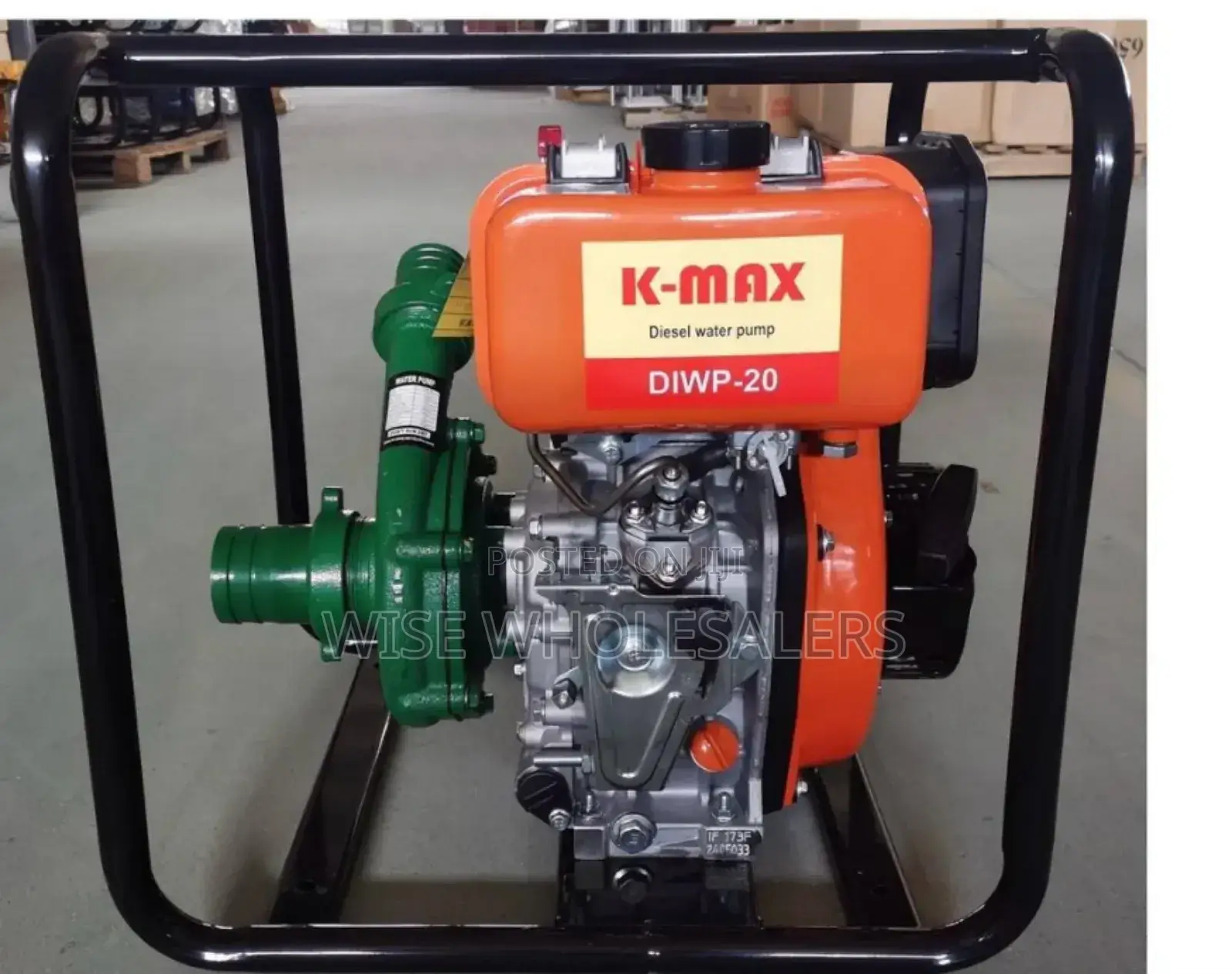 High Pressure Kmax 2" Diesel Water Pump Casi Iron Pump