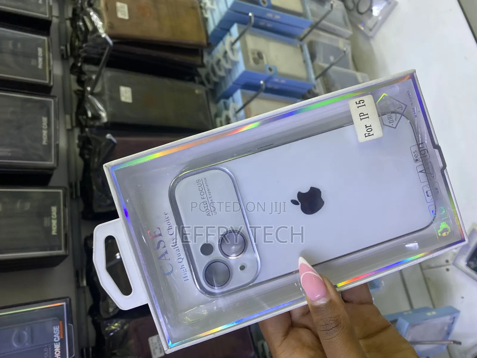 Acedun Autofocus Lens Shield Case With Logo for iPhone 15