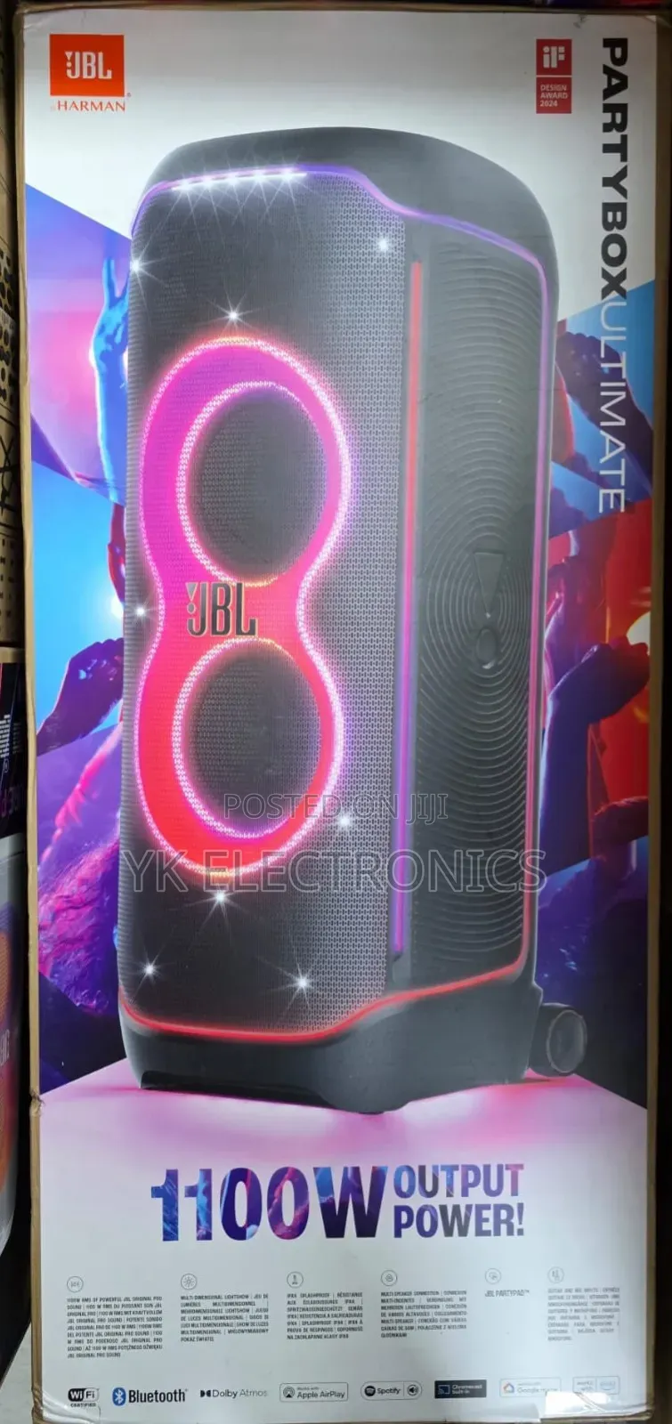 JBL Partybox Ultimate 1100watts