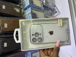 Chrom Autofocus Lens Case With Logo for iPhone 15 Pro Max - thumbnail 2