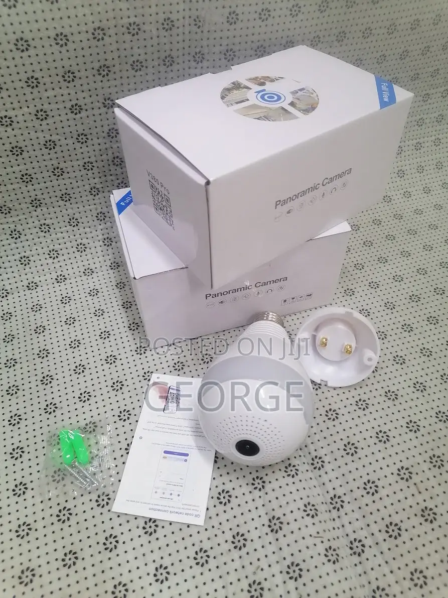 Quality Panoramic CCTV Bulb Nanny Camera