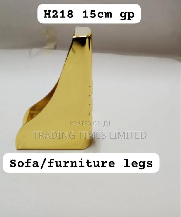H218 Gold Furniture Legs 15cm