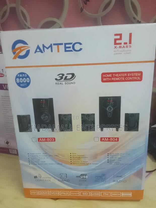 Amtec 8000w 2.1 Channel Woofer – Maximum Sound, Minimal D