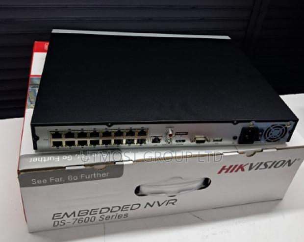 16-Ch Poe Hikvision Series Acusense NVR -Ds-7616i-/16p