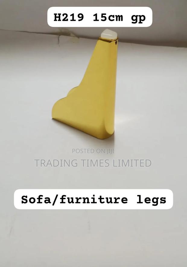 H219 15 Cm Gold Furniture Leg