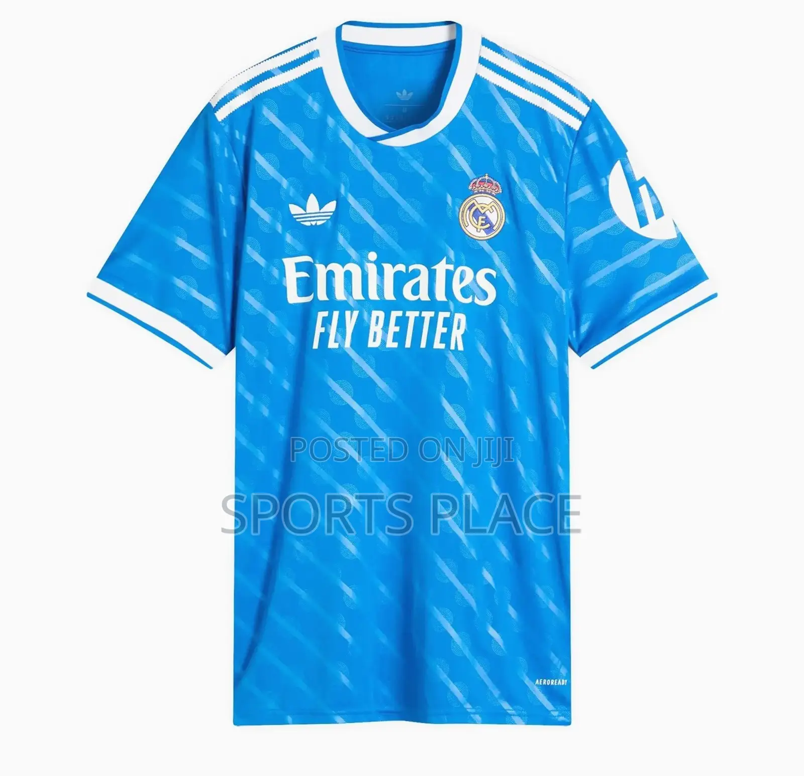 New Season Real Madrid 3rd Jersey 25/26 Kit - Adidas Blue