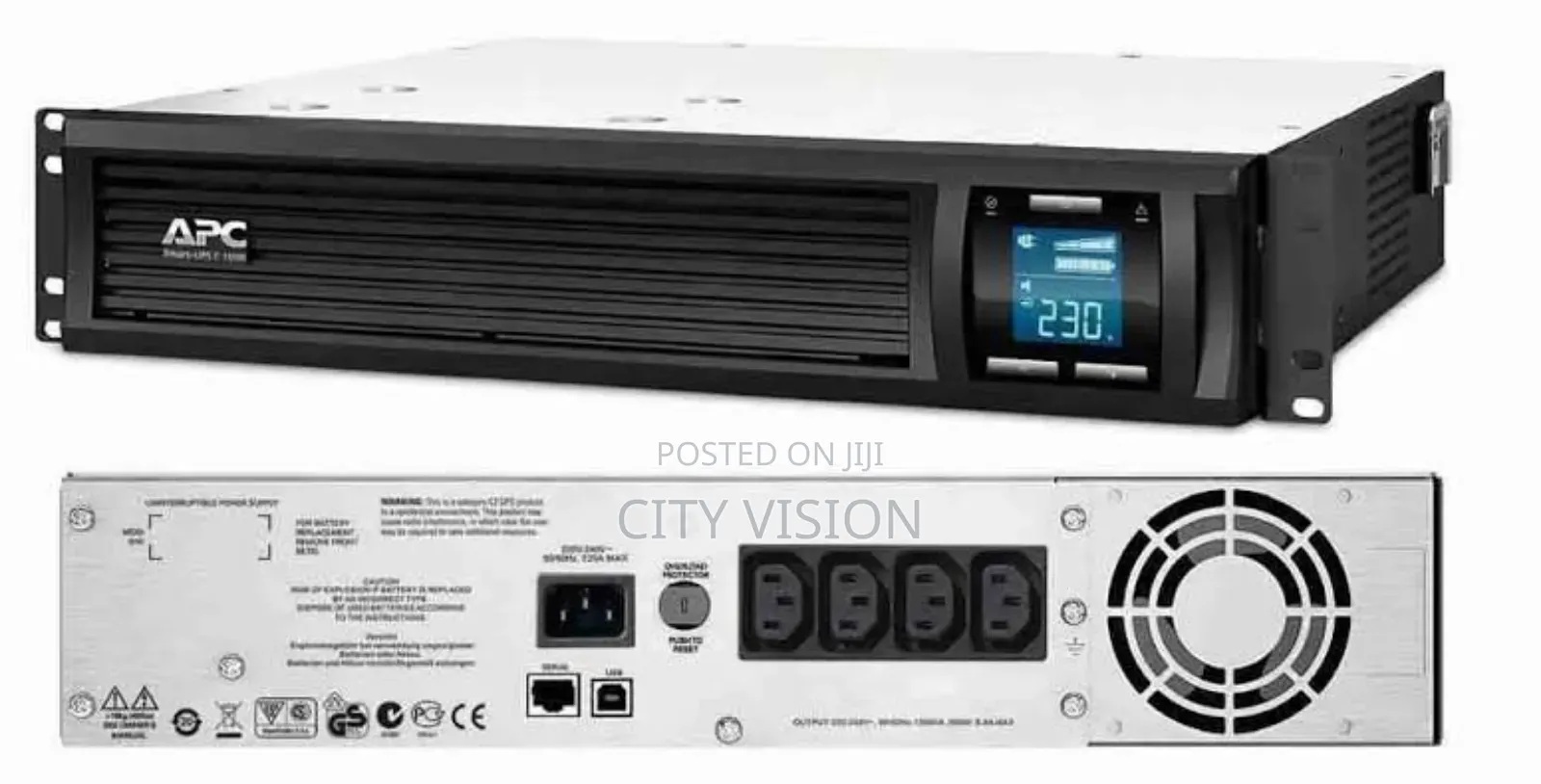 Apc Smart Ups C 1000va LCD Rm 2u 230v With Smart Connect