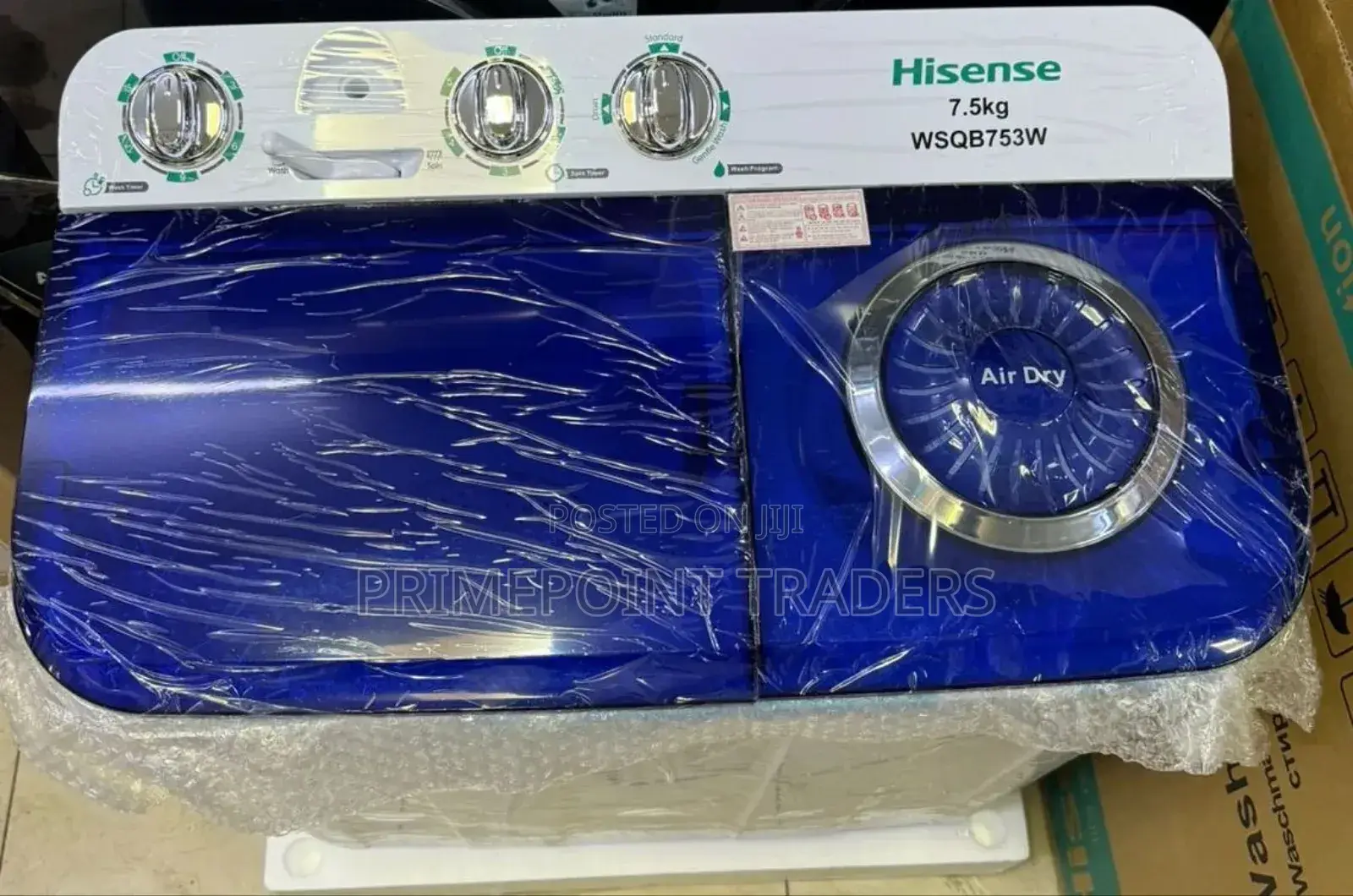 *Hisense 7.5kg Semi-Automatic Twin Tub^ 