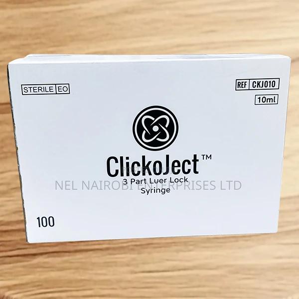 Clickoject 3 Part Luer Lock 10ml (100's) - thumbnail 2