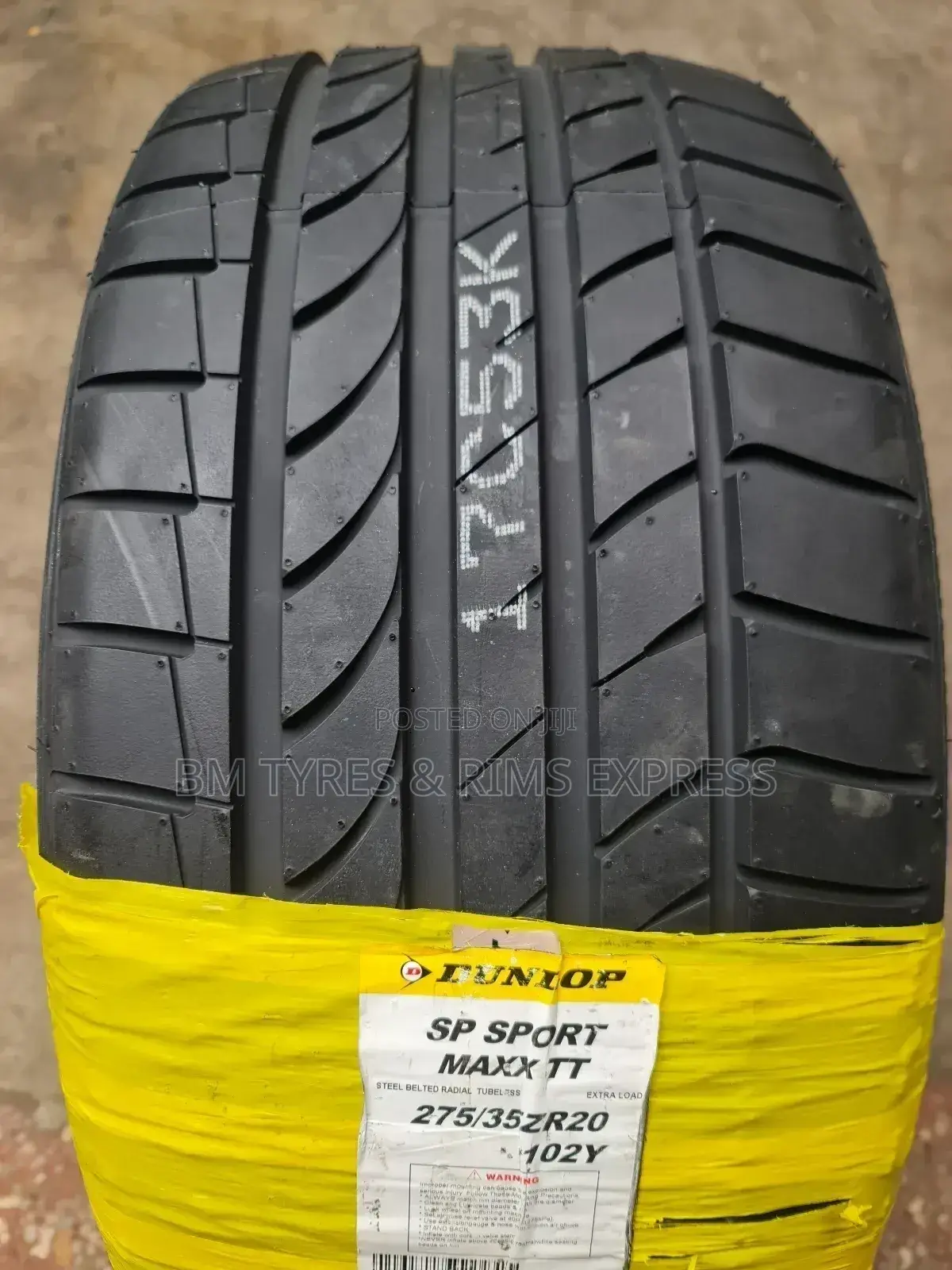 275 /35 R20 Dunlop Tyres (Japan) New Technology.