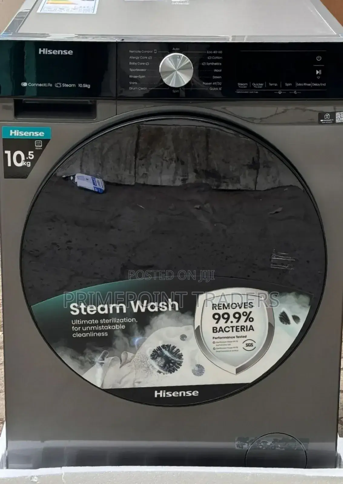 Restocked Hisense Washing Machine 10.5kg Wash Spin 