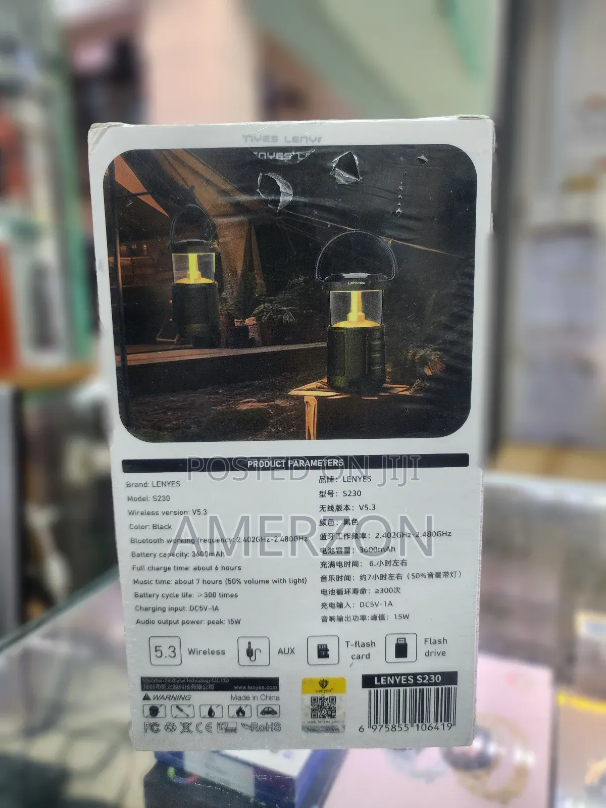 Multi Function Travel Speaker Led Camping Lantern